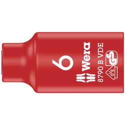 Wera VDE-isolierter Steckschlüsseleinsatz, 3/8 Zoll-Antrieb 8790 B VDE 6,0 Nr. 05004950001