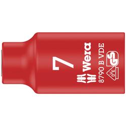 Wera VDE-isolierter Steckschlüsseleinsatz, 3/8 Zoll-Antrieb 8790 B VDE 7,0 Nr. 05004951001
