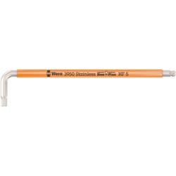 Wera Winkelschlüssel, Haltefunktion, Edelstahl 3950 SPKL Hex-Plus HF 5,0 Nr. 05022695001