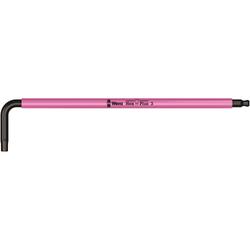 Wera Winkelschlüssel, metrisch, Haltefunktion, BlackLaser 950 SPKL HF Multicolour Hex-Plus 3,0 Nr. 05022200001