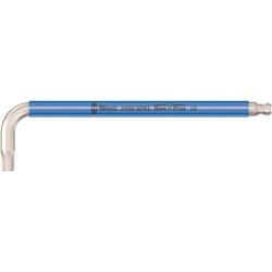 Wera Winkelschlüssel, metrisch, Edelstahl 3950 SPKL Multicolour Hex-Plus 10,0 Nr. 05022668001