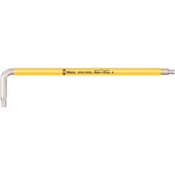 Wera Winkelschlüssel, metrisch, Edelstahl 3950 SPKL Multicolour Hex-Plus 4,0 Nr. 05022664001