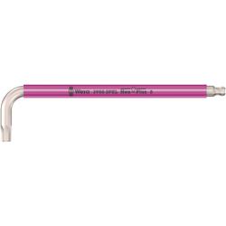 Wera Winkelschlüssel, metrisch, Edelstahl 3950 SPKL Multicolour Hex-Plus 8,0 Nr. 05022667001