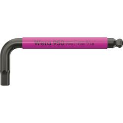 Wera Winkelschlüssel, zöllig, BlackLaser 950 SPKS Multicolour Hex-Plus 5/16 Zoll Nr. 05022658001