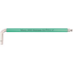 Wera Winkelschlüssel, zöllig, Edelstahl 3950 SPKL Multicolour Hex-Plus 1/4 Zoll Nr. 05022856001
