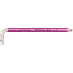 Wera Winkelschlüssel, zöllig, Edelstahl 3950 SPKL Multicolour Hex-Plus 5/16 Zoll Nr. 05022857001
