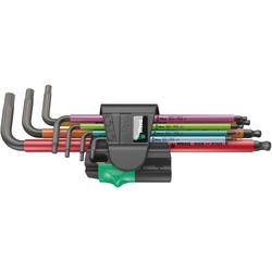 Wera Winkelschlüsselsatz, metrisch, BlackLaser 950/7 Hex-Plus Multicolour Magnet 1 Nr. 05022534001