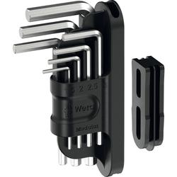Wera Winkelschlüsselsatz, metrisch, gestellverchromt Tool-Check Modular Hex-Plus 1 Nr. 05049003001