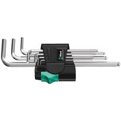 Wera Winkelschlüsselsatz, metrisch, gestellverchromt 950/7 Hex-Plus 1 Nr. 05022181001