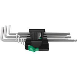 Wera Winkelschlüsselsatz, metrisch, gestellverchromt 950/7 Hex-Plus Magnet 1 Nr. 05022101001