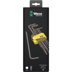 Wera Winkelschlüsselsatz, zöllig, BlackLaser 950/13 Hex-Plus Imperial 1 Nr. 05021721001