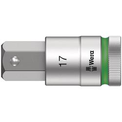 Wera Zyklop Bitnuss, 1/2 Zoll-Antrieb, Haltefunktion 8740 C HF Hex-Plus 17,0x60mm Nr. 05003828001