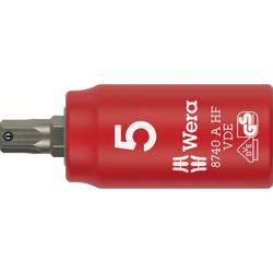 Wera Zyklop Bitnuss, 1/4 Zoll-Antrieb, Haltefunktion 8740 A VDE HF Hex-Plus 5,0x45mm Nr. 05005902001