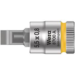 Wera Zyklop Bitnuss, 1/4 Zoll-Antrieb 8700 A FL 0,8x5,5x28mm Nr. 05003320001