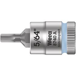 Wera Zyklop Bitnuss, 1/4 Zoll-Antrieb 8740 A Hex-Plus 5/64 Zoll x 28mm Nr. 05003380001