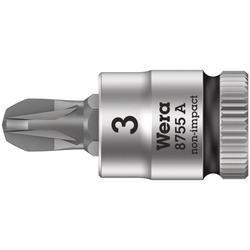 Wera Zyklop Bitnuss, 1/4 Zoll-Antrieb 8755 A PZ 3x28mm Nr. 05003355001