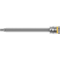 Wera Zyklop Bitnuss, 1/4 Zoll-Antrieb, Haltefunktion 8740 A HF Hex-Plus 4,0x100mm Nr. 05003334001