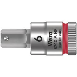 Wera Zyklop Bitnuss, 1/4 Zoll-Antrieb, Haltefunktion 8740 A HF Hex-Plus 6,0x28mm Nr. 05003337001