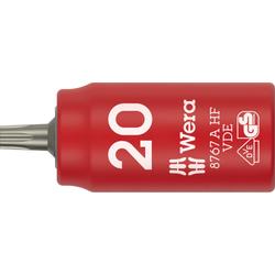 Wera Zyklop Bitnuss, 1/4 Zoll-Antrieb, Haltefunktion 8767 A VDE HF TX 20x45mm Nr. 05005922001