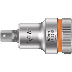 Wera Zyklop Bitnuss, 3/8 Zoll-Antrieb, Haltefunktion 8740 B HF Hex-Plus 3/16 Zoll x 35mm Nr. 05003085001