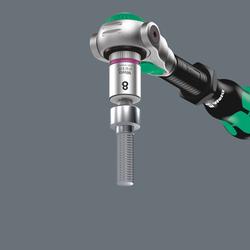 Wera Zyklop Bitnuss, 3/8 Zoll-Antrieb, Haltefunktion 8740 B HF Hex-Plus 5/32 Zoll x 35mm Nr. 05003083001