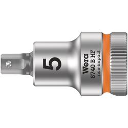 Wera Zyklop Bitnuss, 3/8 Zoll-Antrieb, Haltefunktion 8740 B HF Hex-Plus 5,0x35mm Nr. 05003033001