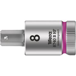 Wera Zyklop Bitnuss, 3/8 Zoll-Antrieb, Haltefunktion 8740 B HF Hex-Plus 8,0x38,5mm Nr. 05003039001