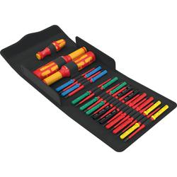 Wera VDE-isolierter Schraubendrehersatz Kraftform Kompakt VDE Safe-Torque Speed Schaltschrank-Set 1 Nr. 05006633001