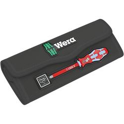 Wera VDE-isolierter Schraubendrehersatz, Edelstahl Kraftform Kompakt VDE Stainless 17 extra slim 1 Nr. 05006631001