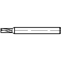 Dichtungsnutfräser VHM D3mm Schaft 6,35mm doppelseitig Nr. 3107.773