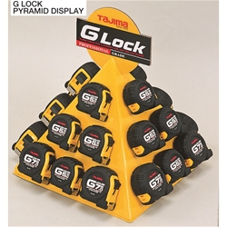 G-Lock Bandmaß 16 G LOCK 5 m - 8 G LOCK 7 m Pyramide 24 Stück Nr. GLPSET (Tajima)