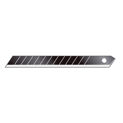 Razar black Cutterklingen 9 mm Spender mit 10 Klingen SB-Karte Nr. LCB30RBC (Tajima)