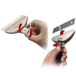 Scrape-Rite pro Schaber 20° KopfLänge 520 mm Nr. PSCL500A/W1 (Tajima)