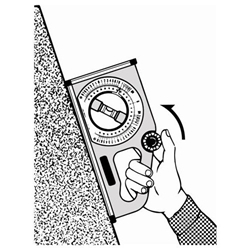 Slant 200 Winkelmesser mit Magnetschiene 130° - 0 - 130° Nr. SLT200MY (Tajima)