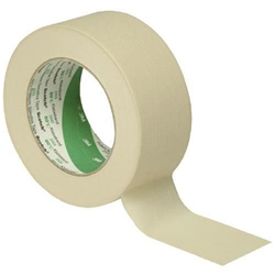 3M™ Allzweck Abdeckklebeband 201E, Beige, 18mm x 50 Meter x 0.135mm, stark klebend leicht gekreppt Nr. 7100196060