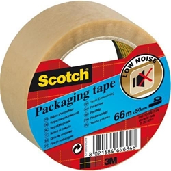 3M™ Scotch® PVC Verpackungsklebeband 6890, Transparent, 50mm x 66 Meter x 0,05mm Nr. 7000095286