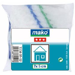 Mako Walze für Wandfarbe 5cm Pak a 2 Stück geeignet für Dispersions-Farben Nr. 723605PB EAN 4002168723605