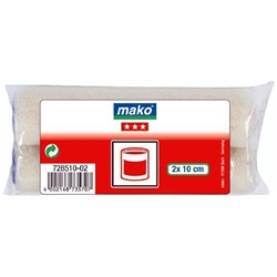 Mako Lack-Versiegelungs-Ersatzwalze KOMFORT 10cm, Velour, Polhöhe ca. 4mm, geeignet für alle lösemittelhaltigen Lacke Nr. 7285 11-10, EAN 4002168728495