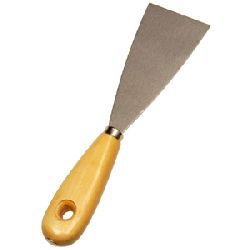 Mako Malerspachtel BASIC 30mm flexibles Stahlblatt mit lackiertem Holzgriff, zum Gipsen und verarbeiten aller Putzmaterialien Nr. 8100 30, EAN 4002168810039