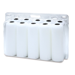 Mako Heizkörper-Ersatzwalzen ELITE 10cm, Superfein, geeignet für alle lösemittelarme und wasserbasierenden Lacke, 10 Stück in Hartschalenbox Nr. 7256 10-10A, EAN 4002168725647