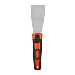 Mako Malerspachtel SoftGrip PREMIUM 60mm, aus rostfreiem Edelstahl, konisch geschliffen, 2K-Kunststoffgriff, zum Gipsen/ Verputzen/ Entrosten Nr. 8108 60, EAN 7002168810862