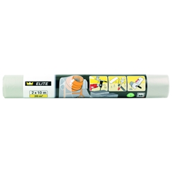 Mako Bauplane ELITE 2x10m Rolle, LDPE-Folie ca. 0,1mm stark, extrem reißfest, Blickdicht und Lichtdurchlässig (Tranzluzent) Nr. 8361 05, EAN 4002168836152