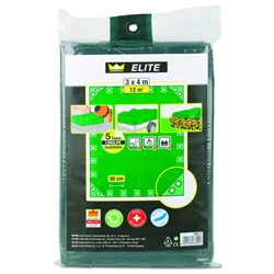 Mako Ösenplane ELITE 8x10m, aus leichtem umweltfreundlichem recyclingfähigem Polyethylen, extrem reißfest und dehnbar, verstärkte Ecken, 50cm Ösenabstand Nr. 8369 18, EAN 4002168836640