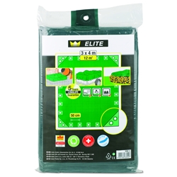 Mako Ösenplane ELITE 3x4m, aus leichtem umweltfreundlichem recyclingfähigem Polyethylen, extrem reißfest und dehnbar, verstärkte Ecken, 50cm Ösenabstand Nr. 8369 12, EAN 4002168836947