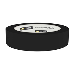 Mako PEARLTAPE ELITE 50mm x 50m, Flachkrepp schwarz, stark wasserabweisend (Lotuseffekt), UV-beständig, temperaturbeständig bis ca. 100°, Innen Nr. 9307 50, EAN 4002168930751