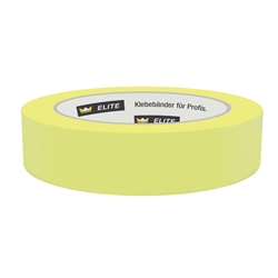 Mako ALLROUNDTAPE ELITE 30mm x 50m, Flachkrepp gelb, temperaturbeständig bis ca. 80°C, Innen Nr. 9309 30, EAN 4002168930928