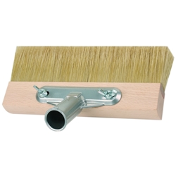 Mako Lack-Versiegelungsbürste ELITE 220x32mm, helle Borstenmischung, ca. 90% Tops, Holzkörper mit montiertem Metall-Stielhalter Nr. 9500 01, EAN 4002168950001