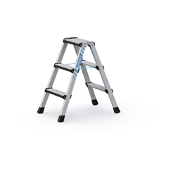 Zarges Comfortstep B Stehleiter 2x3 Stufen, Leiterlänge 0,84m, Arbeitshöhe 2,25m Nr. 41432
