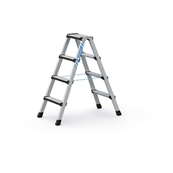 Zarges Comfortstep B Stehleiter 2x4 Stufen, Leiterlänge 1,11m, Arbeitshöhe 2,5m Nr. 41433