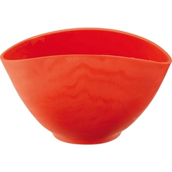 Pariere Gipsbecher konisch 130x95mm Gummi, rot